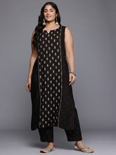 Women's Traditional Wear Black Kurta Set-AP-AHKUPN-COMBO-1121