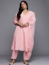 Women's Traditional Wear Pink Kurta Set-AP-AHKUPNDU-COMBO-1124