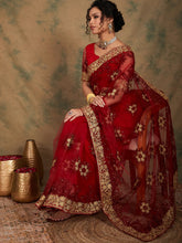 Womens Fashion Ethnic Maroon Color Sarees-MLSHWSA1124MRN0ONE