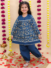 Ethnic Suit Set for Girls - Blue | BB24SU12BLA