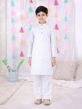 Kurta Pajama Set for Boys - White | BH26KP20WHA