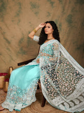 Womens Fashion Ethnic Sea Green Color Sarees-MLSHWSA1226SGR0ONE