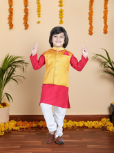 Kurta Pajama Set for Boys - Pink | BR22KP28PIC