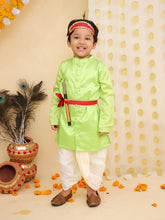 Dhoti Kurta Set for Boys - Green | BR23DK47GRC