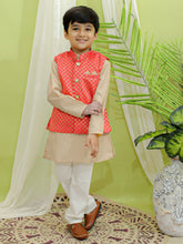 Kurta Pajama Set for Boys - Coral | BR23KP51CLB