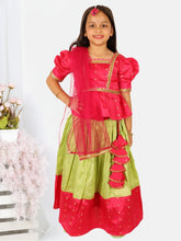 Lehenga Choli Set for Girls - Pink | BR23LC59PIB