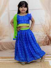 Lehenga Choli Set for Girls - Blue | BR23LC64BLB