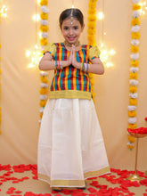 Lehenga Choli Set for Girls - Multicolor | BS22SI12MRC