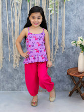 Pure Cotton Ethnic Clothing Set for Girls - Purple | BS24IW50PRA