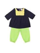 Cotton Ethnic Suit Set for Girls - Blue | BS24IW58BLA