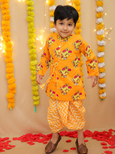Dhoti Kurta Set for Boys - Orange | BS25DK12ORA