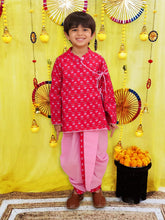 Dhoti Kurta Set for Boys - Red | BS25DK14RDA