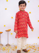 Kurta Pajama Set for Boys - Red | BS25KP05RDA