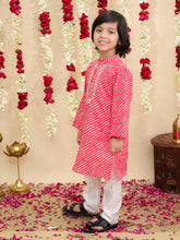 Kurta Pajama Set for Boys - Red | BS25KP13RDA