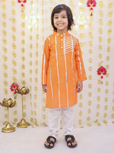 Cotton Kurta Pajama Set for Boys - Orange | BS25KP14ORA