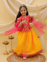 Lehenga Choli Set for Girls - Pink | BS25LC14PIA