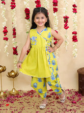 Ethnic Suit Set for Girls - Yellow | BS25SU01MRA