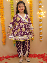 Ethnic Suit Set for Girls - Purple | BS25SU21PUA