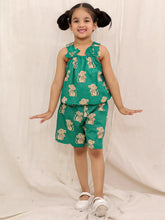 Ethnic Clothing Set for Girls - Green | BS26CS23GRA