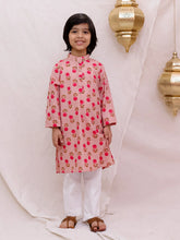 Kurta Pajama Set for Boys - Pink | BS26KP21PHA