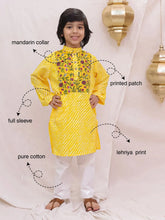 Kurta Pajama Set for Boys - Yellow | BS26KP23YLA