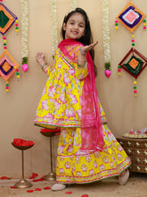 Ethnic Suit Set for Girls - Yellow | BS26SU30YLA