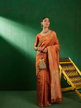 Womens Fashion Ethnic Orange Color Sarees-MLSHWSA1291ORG0ONE