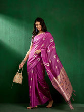 Womens Fashion Ethnic Lavender Color Sarees-MLSHWSA1311LVR0ONE
