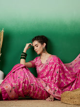 Womens Fashion Ethnic Pink Color Sarees-MLSHWSA1376PNK0ONE