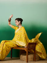 Womens Fashion Ethnic Yellow Color Sarees-MLSHWSA1399YLW0ONE