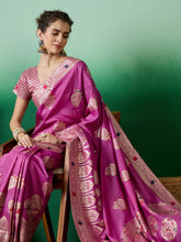 Womens Fashion Ethnic Lavender Color Sarees-MLSHWSA1400LVR0ONE