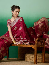 Womens Fashion Ethnic Red Color Sarees-MLSHWSA1403RED0ONE