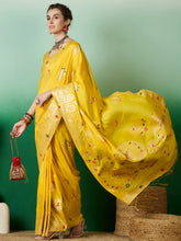 Womens Fashion Ethnic Yellow Color Sarees-MLSHWSA1404YLW0ONE