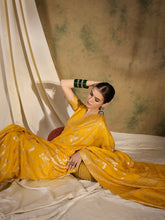 Womens Fashion Ethnic Mustard Color Sarees-MLSHWSA1406MUS0ONE