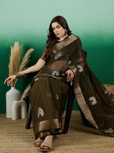 Womens Fashion Ethnic Green Color Sarees-MLSHWSA1450GRN0ONE