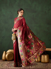 Womens Fashion Ethnic Maroon Color Sarees-MLSHWSA1463MRN0ONE