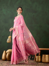 Womens Fashion Ethnic Pink Color Sarees-MLSHWSA1479PNK0ONE