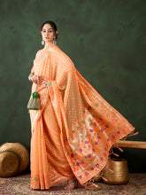 Womens Fashion Ethnic Orange Color Sarees-MLSHWSA1482ORG0ONE