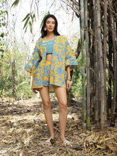 Stylum Women's Yellow Tropical Printed Cotton Co-Ord Set (CSYELLOWSIDDU)