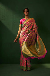 Womens Fashion Ethnic Pink Color Sarees-MLSHWSA1156PNK0ONE