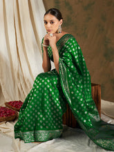 Womens Fashion Ethnic Green Color Sarees-MLSHWSA1194GRN0ONE