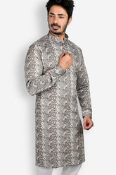 Cotton Kurta for Men - Brown | KUPR12401B