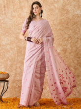 Womens Fashion Ethnic Pink Color Sarees-MLSHWSA1529PNK0ONE
