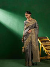 Womens Fashion Ethnic Grey Color Sarees-MLSHWSA1256GRY0ONE