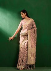 Womens Fashion Ethnic Copper Color Sarees-MLSHWSA1239COP0ONE