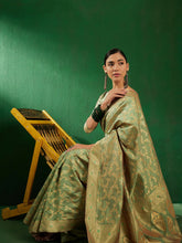 Womens Fashion Ethnic Pista Green Color Sarees-MLSHWSA1243PSG0ONE