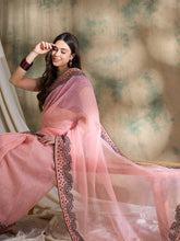 Womens Fashion Ethnic Pink Color Sarees-MLSHWSA1598PNK0ONE