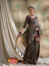 Womens Fashion Ethnic Coffee Brown Color Sarees-MLSHWSA1608CBR0ONE