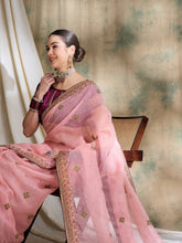 Womens Fashion Ethnic Pink Color Sarees-MLSHWSA1615PNK0ONE