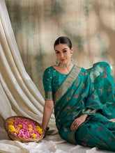 Womens Fashion Ethnic Blue Color Sarees-MLSHWSA1589BLU0ONE